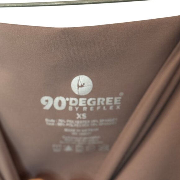 90 Degree By Reflex Squat Proof Interlink leggings light brown women's size XS - Picture 4 of 5